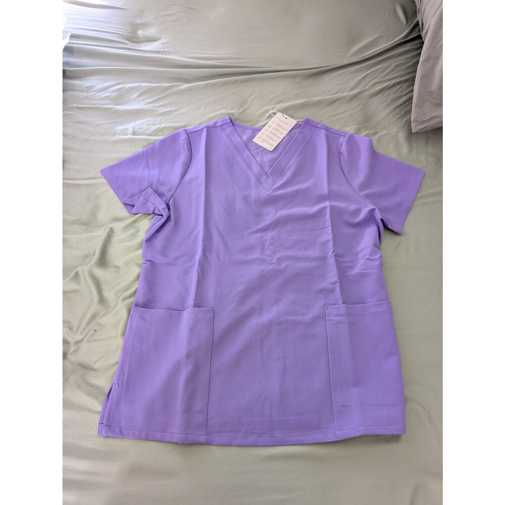 Mandala Women's 6 Pocket Top Lavender   - Size S